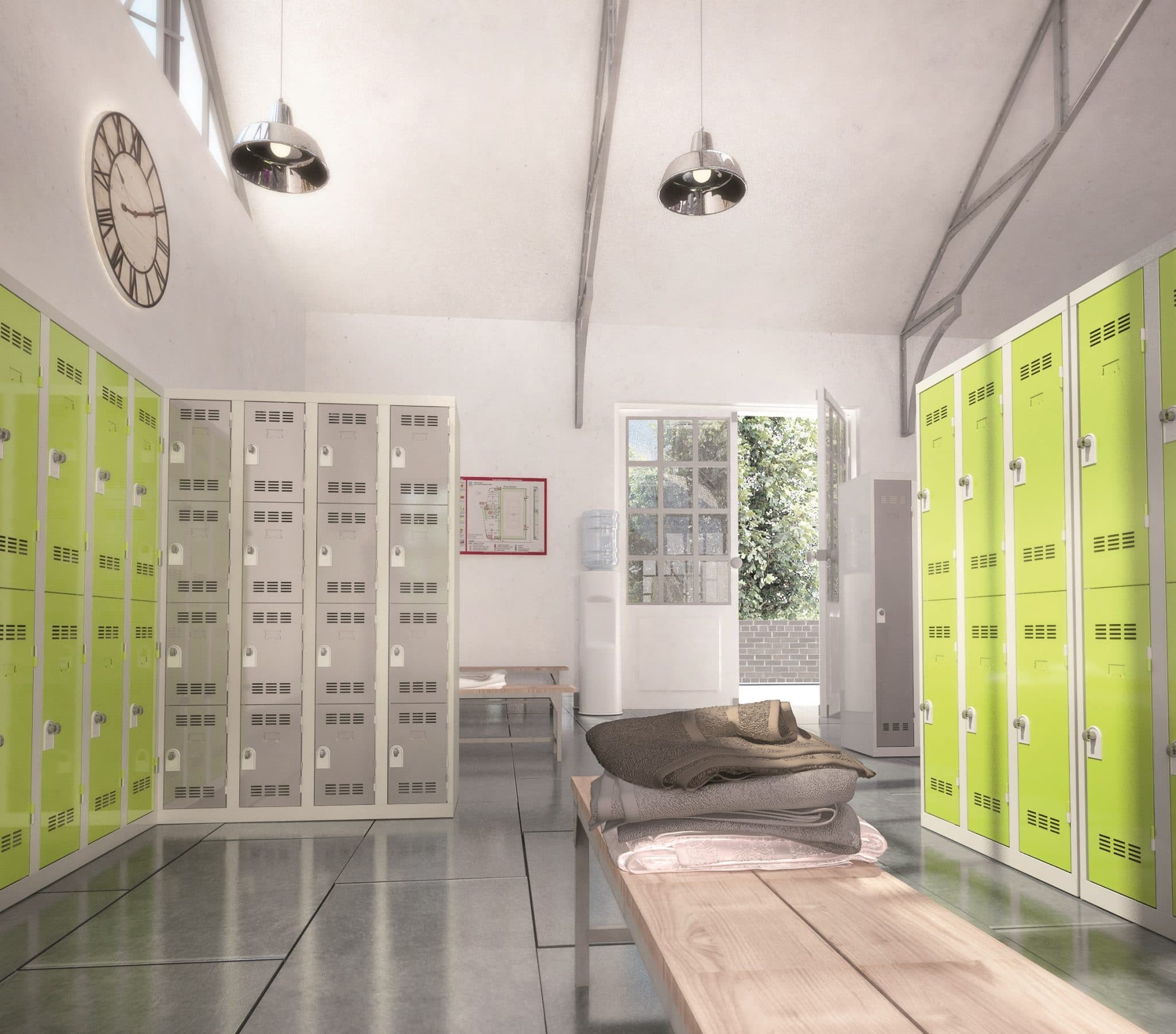 Vestiaire gain de place multicases VINCO 2m mobilier bureau