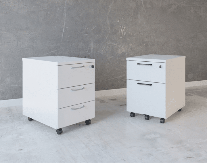 Caisson De Bureau Mobile En Bois Comfort Caisson 2 Ou 3 Tiroirs