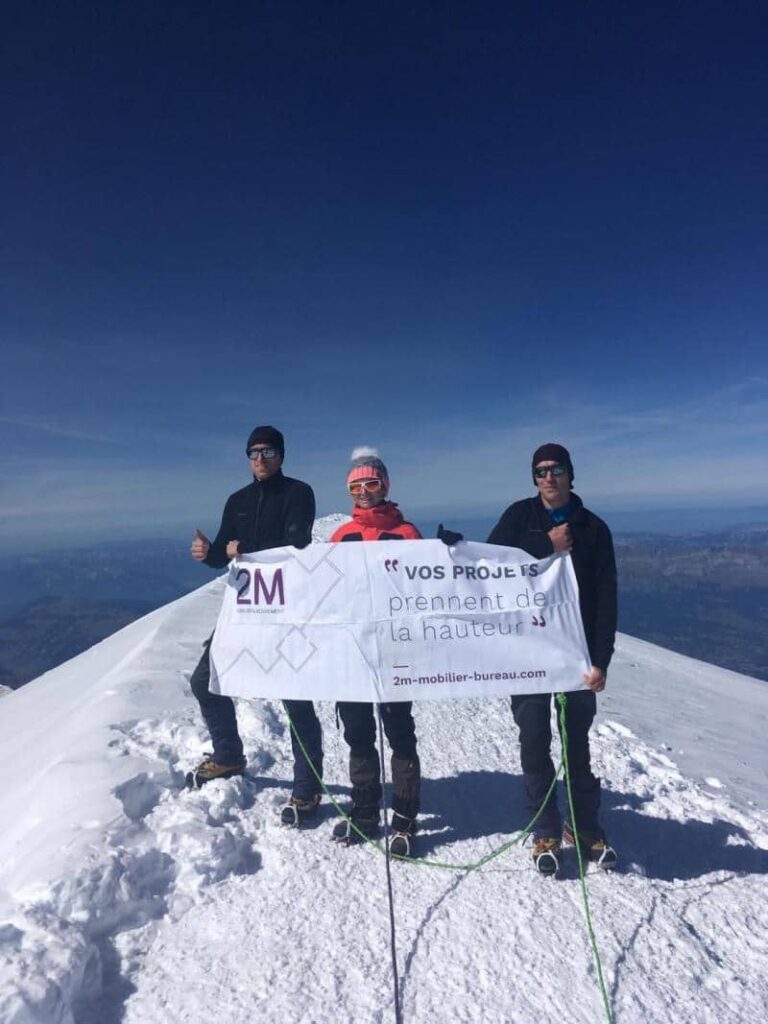 2M sur le Mont-Blanc