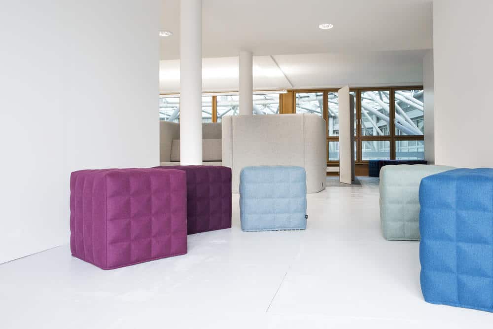 pouf acoustique rembourré buzzicube