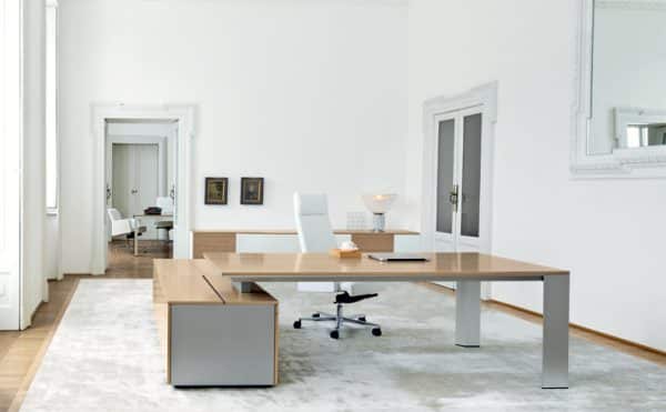 Bureau bois et noir de direction ONO – Image 4