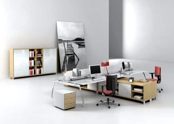 Bureau en verre optique Inspira – Image 3