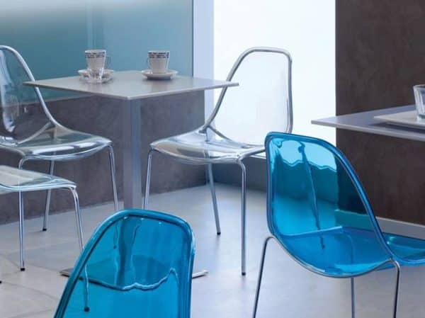 Chaise de restaurant en polycarbonate moulé DAY DREAM