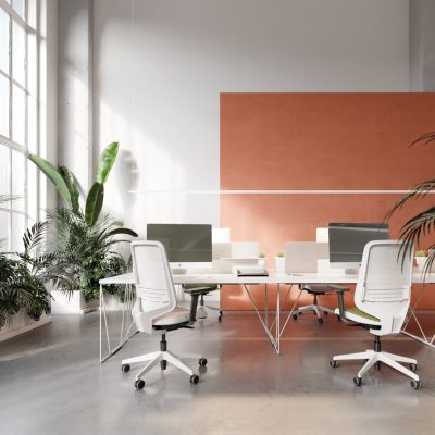 Siège de bureau ergonomique avec dossier en résille Dot.Pro