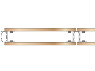 cloison de grande hauteur avec joint creux h5