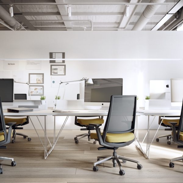 Siège de bureau avec mécanisme réglable à rotule Kineo – Image 3