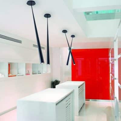 Lampe de bureau suspendue en fibre de carbone DRINK