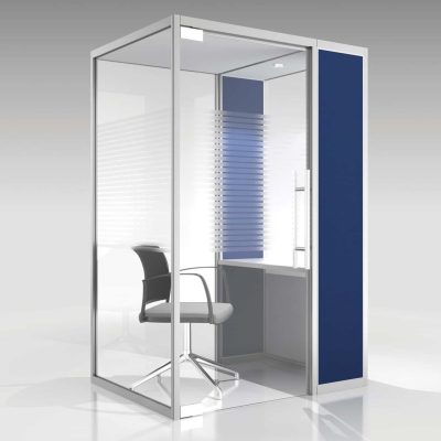 Phone box vitrée modulable pour 1 personne Qube Solo