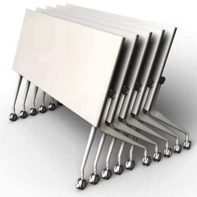 Table de réunion modulable avec plateau abattable 2Move