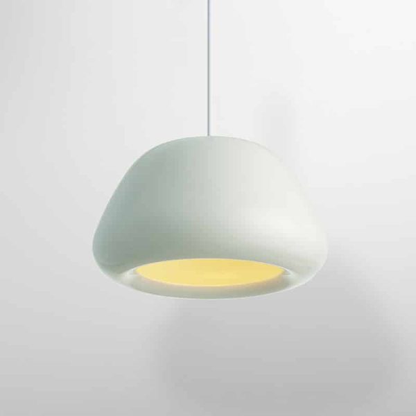 Suspension design en aluminium avec intérieur blanc mât Candy