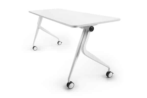 Table de réunion modulable avec plateau abattable 2Move – Image 2