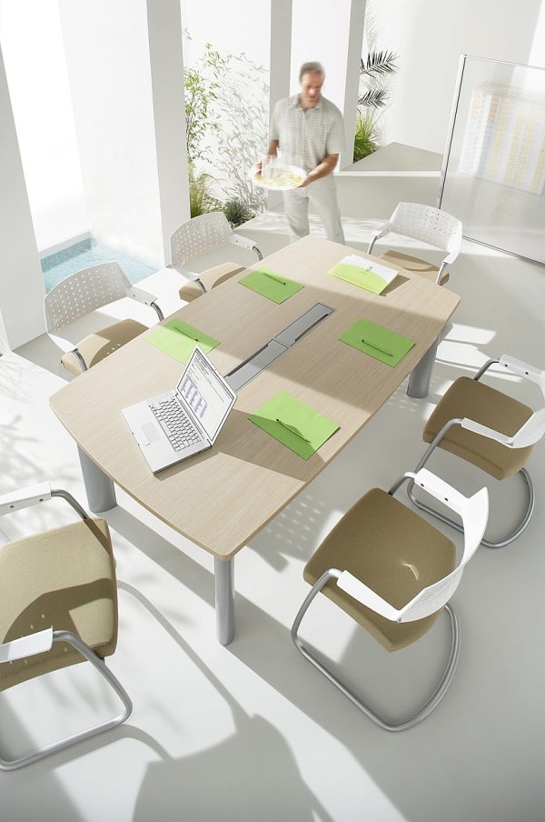 Table de Réunion Ovale Frégate – Image 3