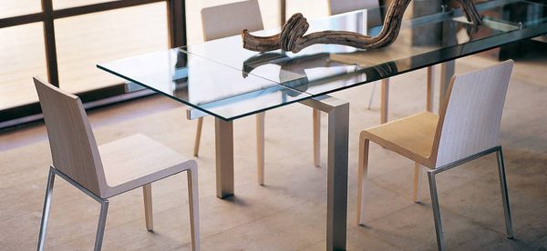 Table de réunion modulable avec plateau en verre MAGIC – Image 2