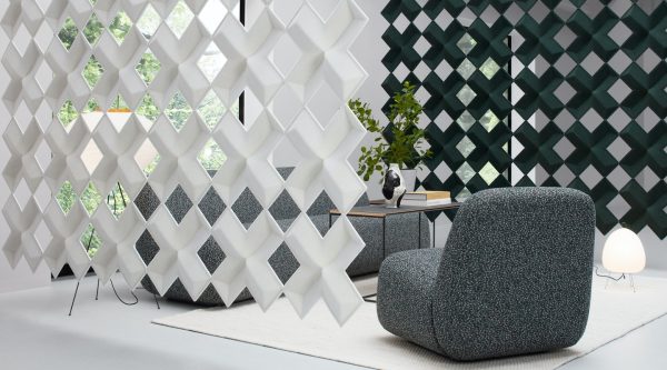Panneau acoustique suspendu au plafond pour bureau Air-X