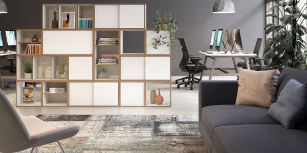 Meuble de rangement de bureau modulaire Bob