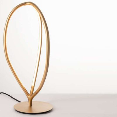Lampe de table led en aluminium et silicone Arrival