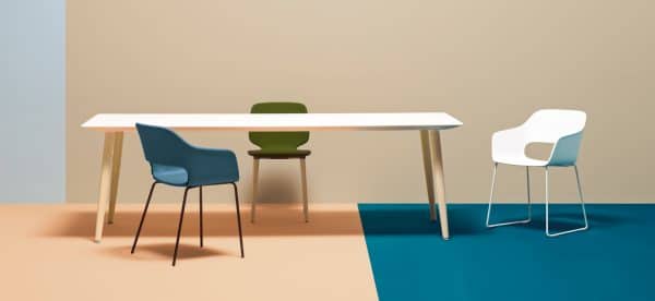 Table de réunion fixe Babila