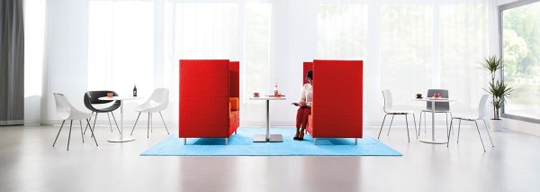 Canapé acoustique modulable en tissu Atelier