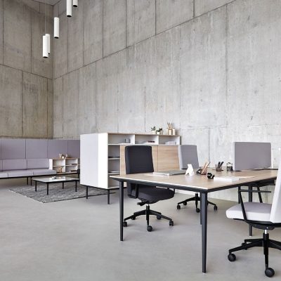 bureau open space 4 personnes longo