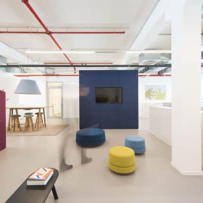Pouf acoustique de bureau BuzziBalance