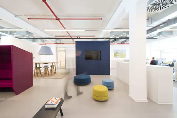 Pouf acoustique de bureau BuzziBalance