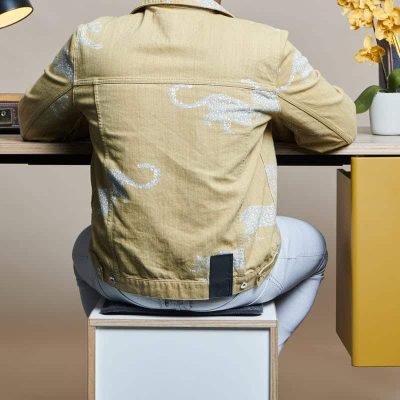 Caisson de bureau avec support de fixation au plateau Buddy