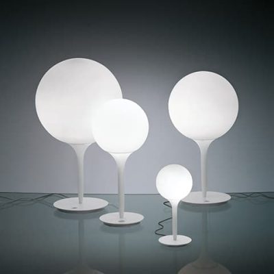 Lampe de table en verre soufflé 14cm Castore
