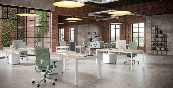 Fauteuil de bureau pro avec assise pivotante et dossier inclinable Mera – Image 4