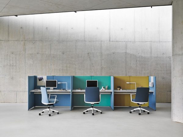 Cloison de séparation de bureau modulable Link