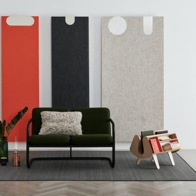 Grand panneau acoustique suspendu à la verticale Combo Deluxe