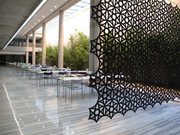 Element acoustique panneau suspendu au plafond Airflake