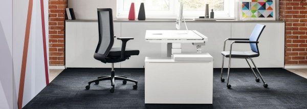 siège de bureau pivotant avec mécanismes ergonomiques stilo