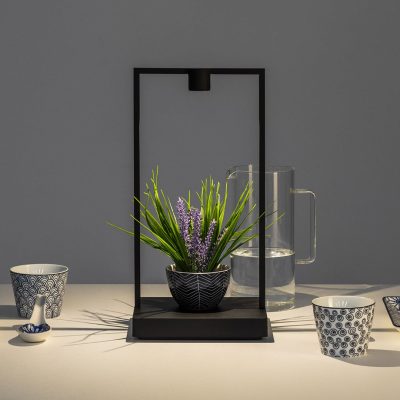 Lampe de table noire sans fil 3000k Curiosity
