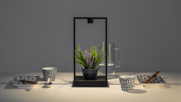 Lampe de table noire sans fil 3000k Curiosity