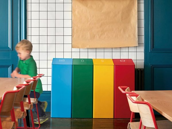 Corbeille de bureau de recyclage 25 litres BERNA