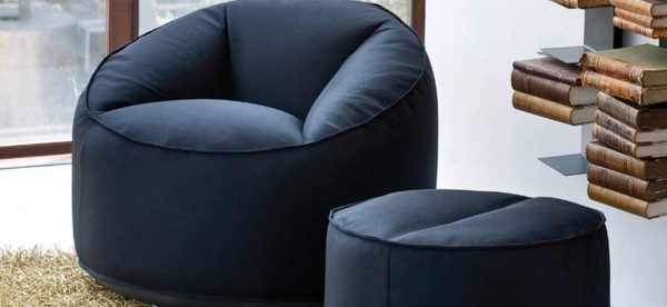 Grand pouf pour salle d’attente avec fond anti glisse Island – Image 2