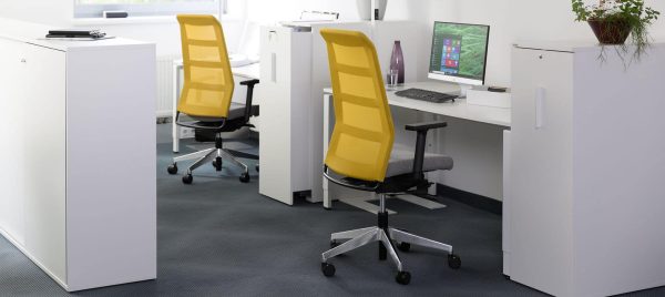 Siège de bureau ergonomique a maille tendue Paro 2 – Image 3