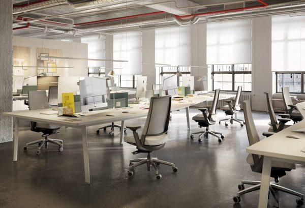 Siège de bureau avec mécanisme réglable à rotule Kineo – Image 2