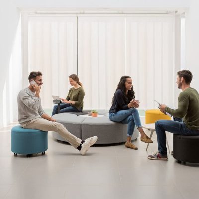 Banquette d'accueil modulable Bend