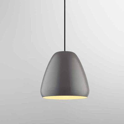 Suspension noire de bureau professionnelle avec intérieur blanc mât Oly