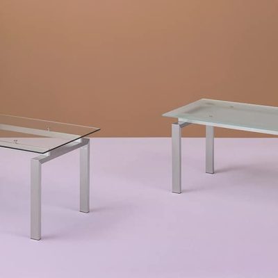 Table de réunion en verre trempé 160x90 Space
