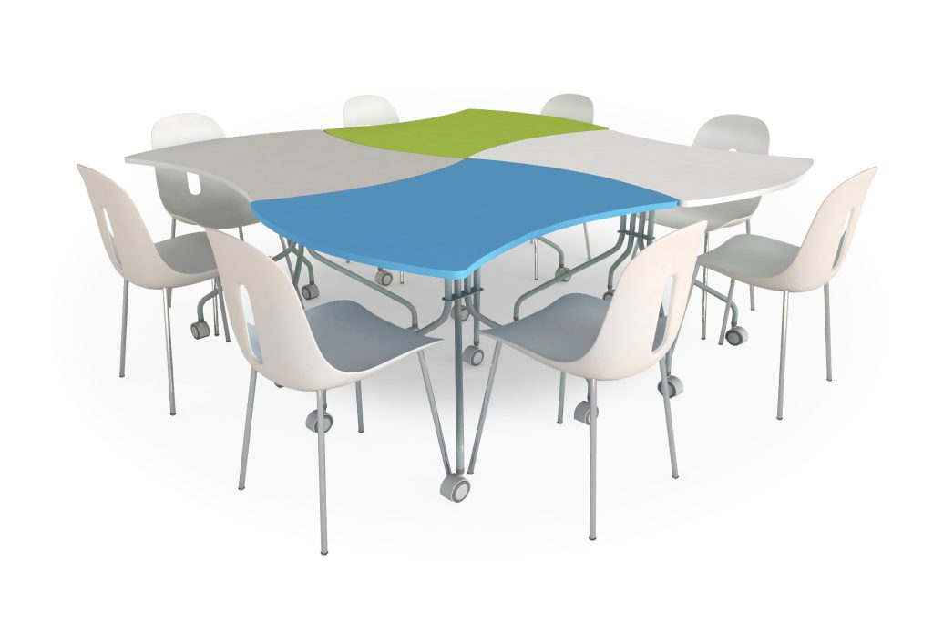 table de réunion modulable pliante ginkgo