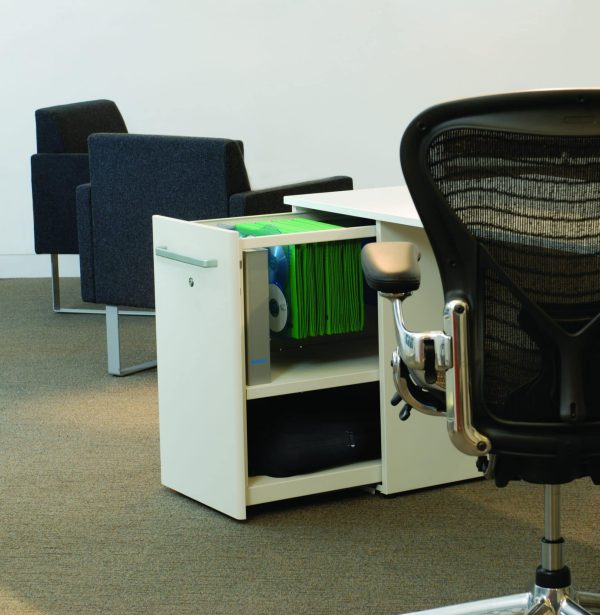 Caisson de bureau grande hauteur avec rangement pour effets personnels Towers – Image 2