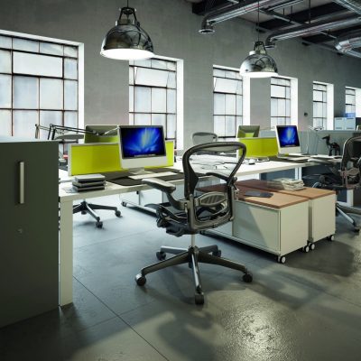 Caisson de bureau grande hauteur avec rangement pour effets personnels Towers