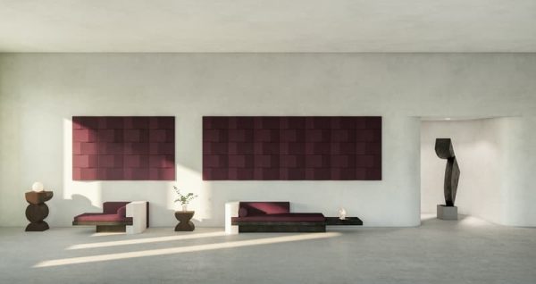 Panneaux muraux acoustiques modulables Triline – Image 2
