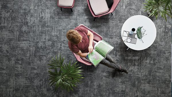 Dalle de moquette polyamide teint Consciant
