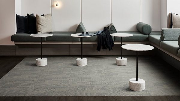 dalle de moquette à motifs de bureau Duet