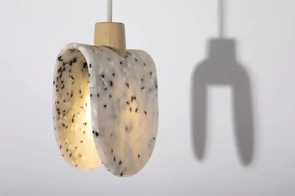 lampes recyclées le pavé