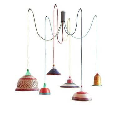 pet lamp colombie – set de 6 lampes