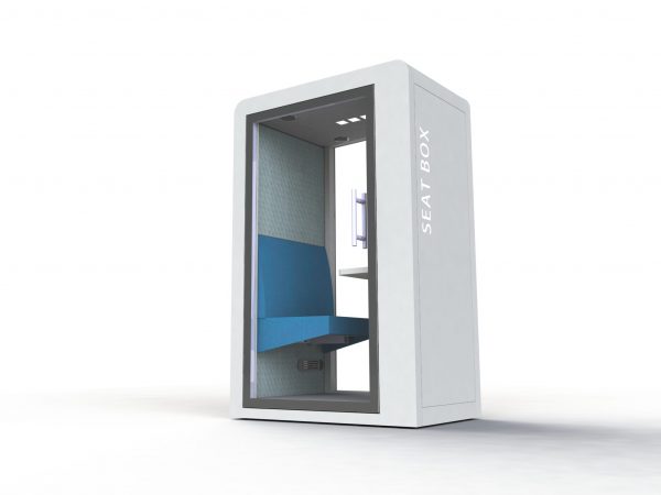 cabine acoustique connectée pour 1 personne seatbox procyon